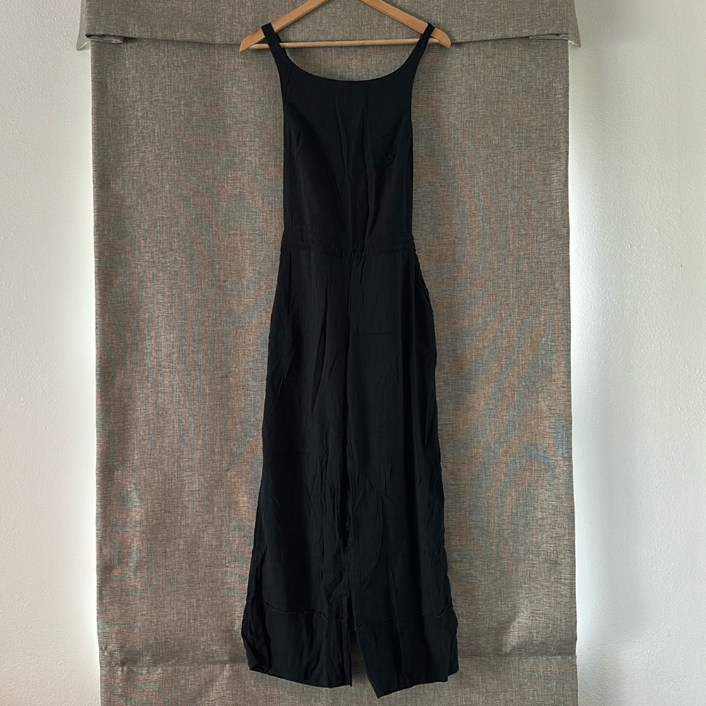 Cotton blend jumpsuit